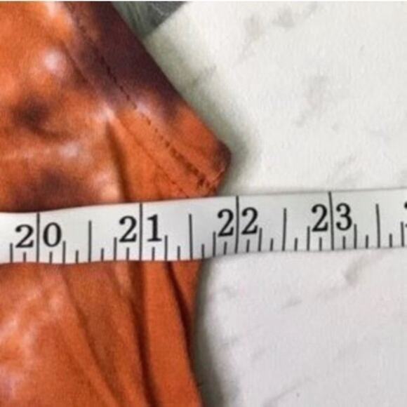 NWOT On Fire tie-dye BOHO tassel muscle shirt SZ 3X tee shirt T- shirt Bohemian - Picture 4 of 6